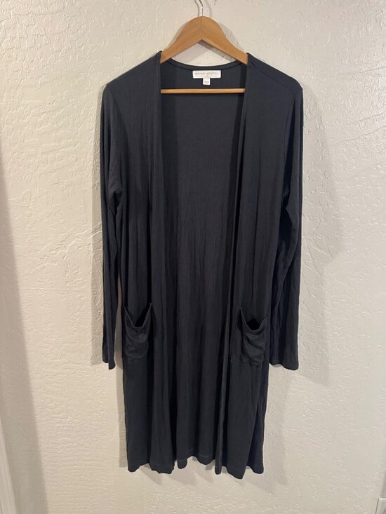 Spiritual Gangster Sweaters - Spiritual Gangster Long Ribbed Buttery Soft Open Fall Duster Cardigan Sweater